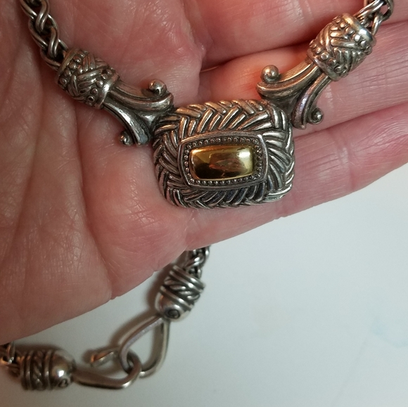 Brighton Silver and Gold Necklace - Picture 3 of 8